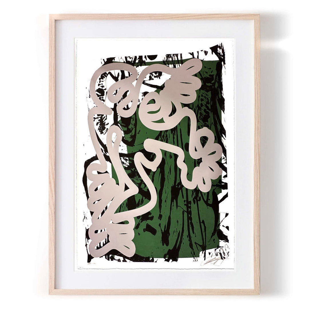 Berlin Wall 2021 Silver Gray / Green