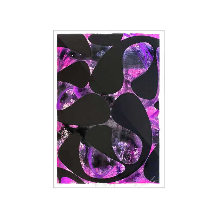 August 11, 2020 Spring, by Robert Santore ©2020. Framed, hand painted artist proof monoprint, watercolor and gouache on the finest archival hot press cotton rag paper with hand torn edges. Available as a limited edition giclée.