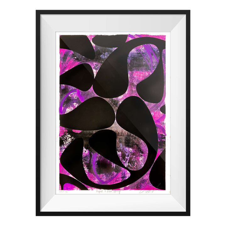 August 11, 2020 Spring, by Robert Santore ©2020. Framed & unframed, hand painted artist proof monoprint, watercolor and gouache on the finest archival hot press cotton rag paper with hand torn edges. Available as a limited edition giclée