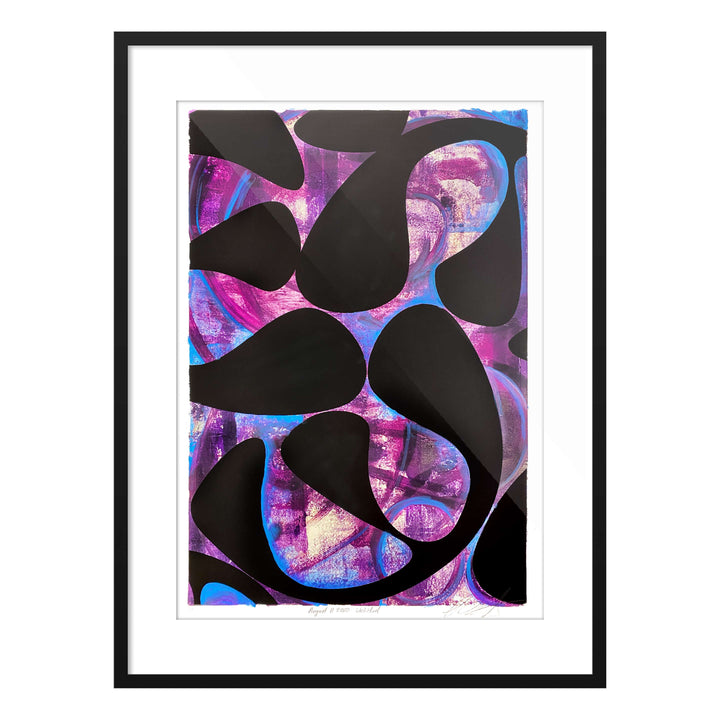 August 11, 2020 Untitled, by Robert Santore ©2020. Framed & unframed, hand painted artist proof monoprint, watercolor and gouache on the finest archival hot press cotton rag paper with hand torn edges. Available as a limited edition giclée