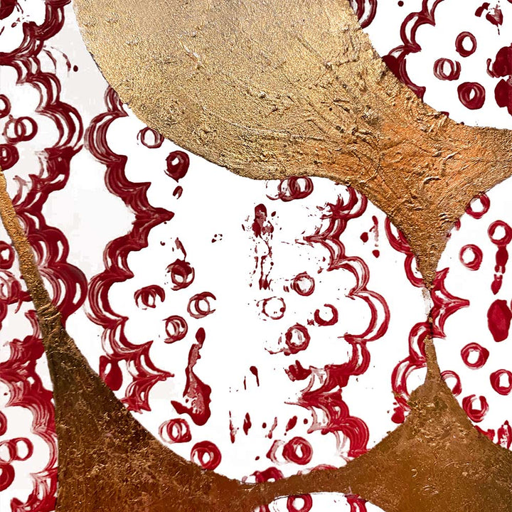 French Laundry No. 2 14ct Gold, by Robert Santore ©2020. Framed, hand painted artist proof monoprint, watercolor and gouache on the finest archival hot press cotton rag paper with hand torn edges. Available as a limited edition giclée