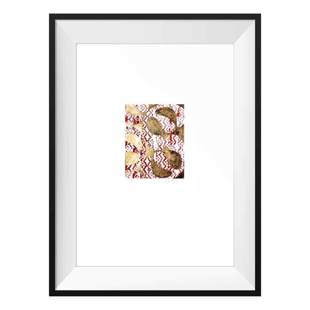 French Laundry No. 2 14ct Gold, by Robert Santore ©2020. Framed, hand painted artist proof monoprint, watercolor and gouache on the finest archival hot press cotton rag paper with hand torn edges. Available as a limited edition giclée