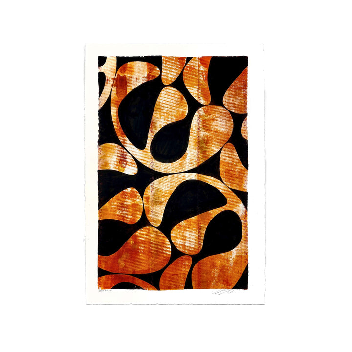 French Laundry No. 2, by Robert Santore ©2020. Framed, hand painted artist proof monoprint, watercolor and gouache on the finest archival hot press cotton rag paper with hand torn edges. Available as a limited edition giclée