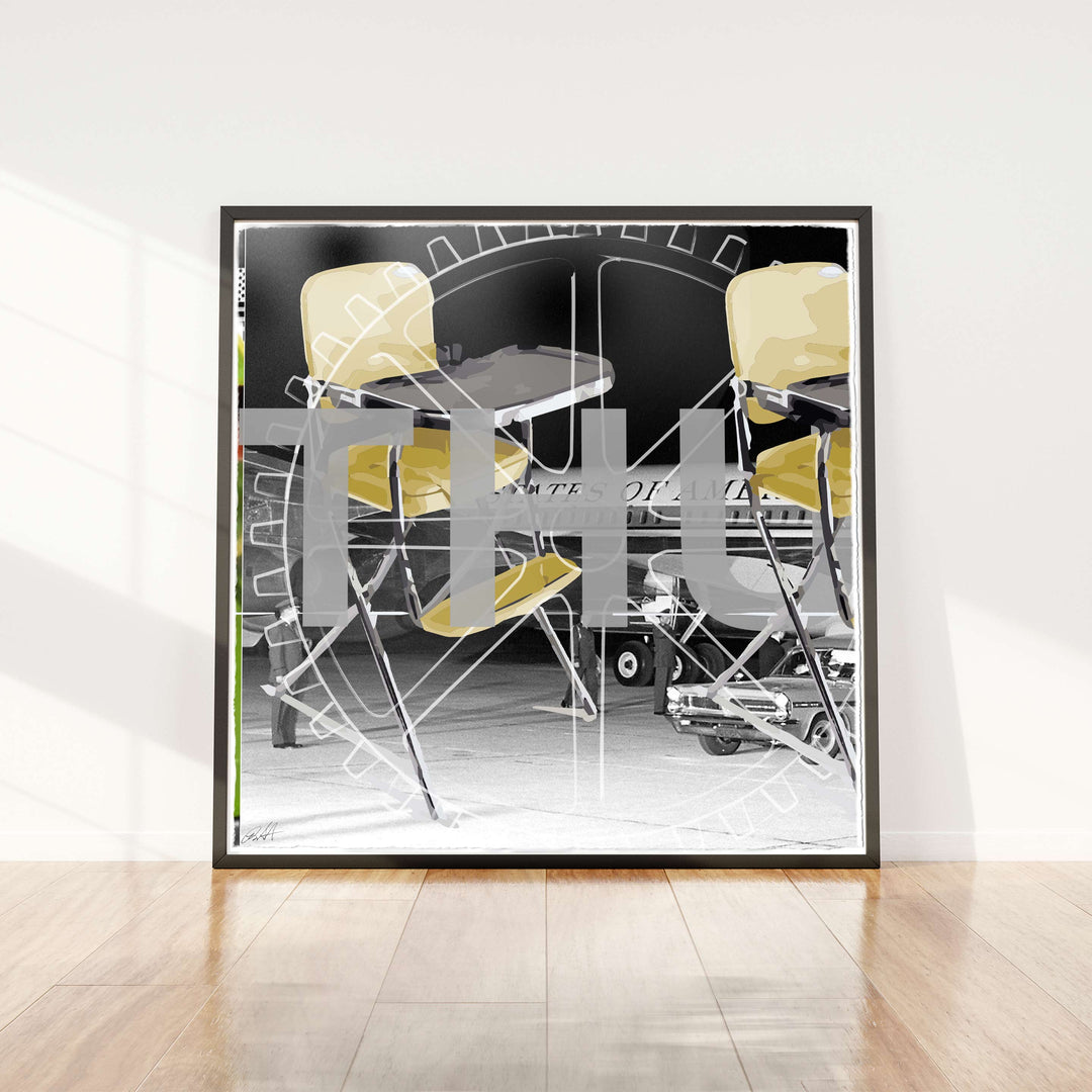 Thunderbirds Are Go! 1 of 4 ©2020 Robert Santore | Giant woodblock print printed archival cold press cotton rag watercolor paper with hand torn edges. Painted in the Texas Studio.